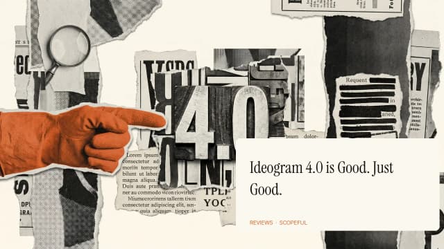 Ideogram 4.0 typography 47.9% vs Gemini 30% in blind test of 240 images